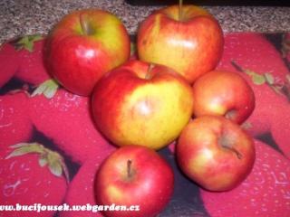 Libovolný počet jablíček si oloupeme, zbavíme jadřince a nakrájíme na čtvrtky nebo větší jablíčka na osminky.