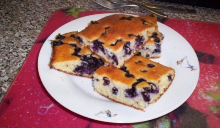 Bublanina s borůvkami | recept na skvělý ovocný koláč od Anemis
