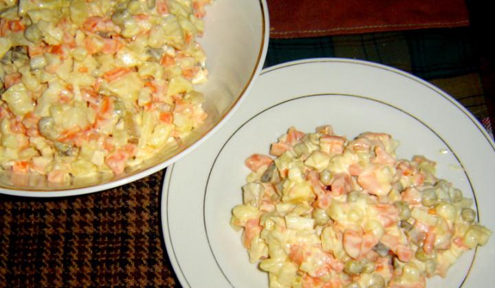 Jak připravit francouzský salát podle původní normy | recept Jak připravit francouzský salát podle původní normy | recept