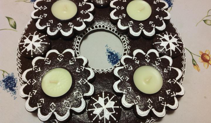 Jak vyrobit perníkový adventní věnec | recept Jak vyrobit perníkový adventní věnec | recept