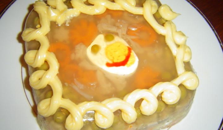 Jak udělat aspik s kuřecím masem | recept Jak udělat aspik s kuřecím masem | recept