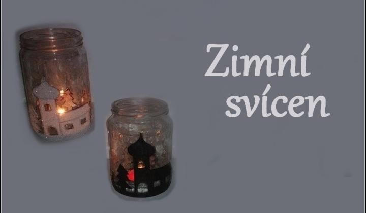 Jak vyrobit zimní svícen ze starých sklenic Jak vyrobit zimní svícen ze starých sklenic