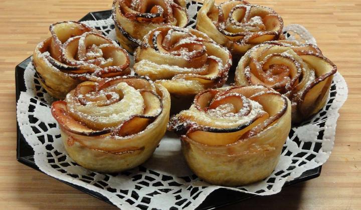 Jak upéct růže z listového těsta | recept