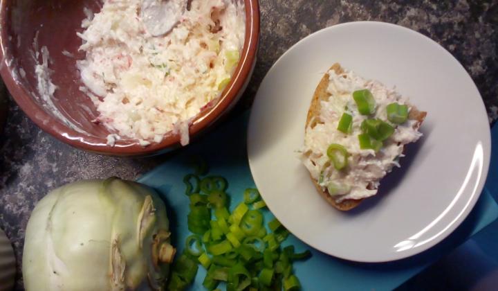 Jak na kedlubnovou tvarohovou pomazánku | recept Jak na kedlubnovou tvarohovou pomazánku | recept
