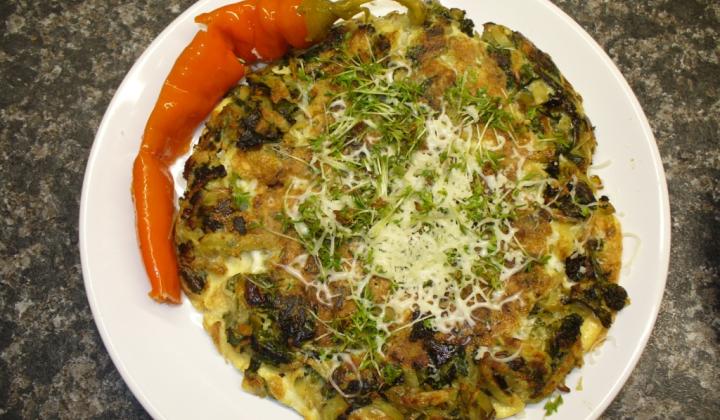 Jak udělat kadeřávkovou omeletu Jak udělat kadeřávkovou omeletu