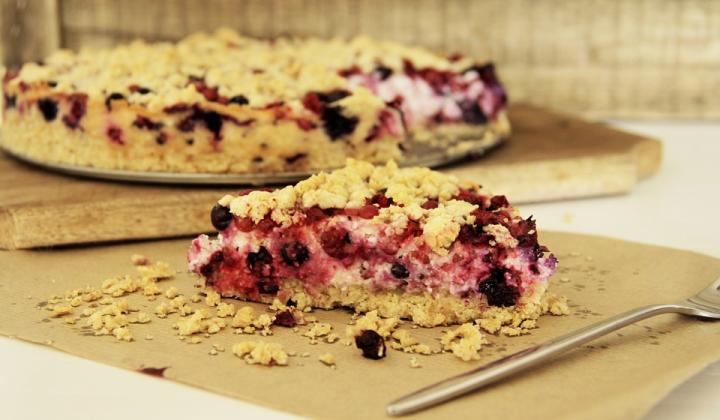 Jak upéct vločkový koláč s černým rybízem | recept Jak upéct vločkový koláč s černým rybízem | recept