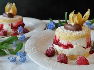 Jak upéct šlehačkové malinové minidortíky | recept Jak upéct šlehačkové malinové minidortíky | recept