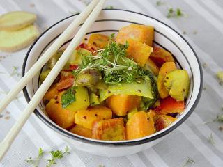 Jak připravit zeleninové kari s bulgurem | recept Jak připravit zeleninové kari s bulgurem | recept