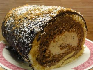 Jak upéct dvoubarevnou roládu s krémem | recept Jak upéct dvoubarevnou roládu s krémem | recept
