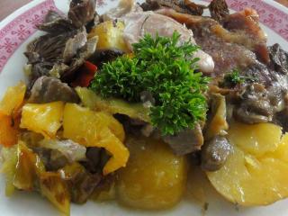 Jak upéct maso s houbami a paprikou | recept Jak upéct maso s houbami a paprikou | recept