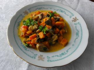 Jak připravit dýni s kuřecím masem a žampiony | recept Jak připravit dýni s kuřecím masem a žampiony | recept