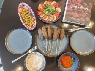 kebab z mletého hovězího masa |